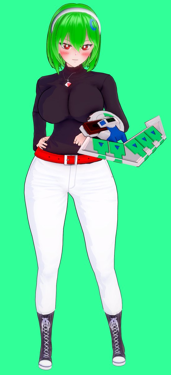 RyosukeKamui's tweet image. ¿Te puedo pedir a mi OC, Vanadia, con el outfit de Parlor Dragonmaid (dejando sólo el broce de luna de su cabello y collar)?
Si necesitas más referencias dime.