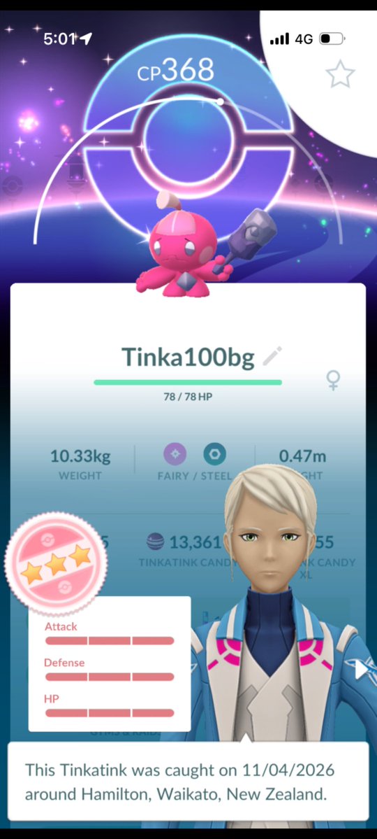 Kiwisteve5's tweet image. 1300 Tinkatink, 42 shinies and got the background hundo 😎

Great day with the group and good timing ahead of storm coming through

#PokemonGO #ShinyPokemon #PokemonGOCommunityDay