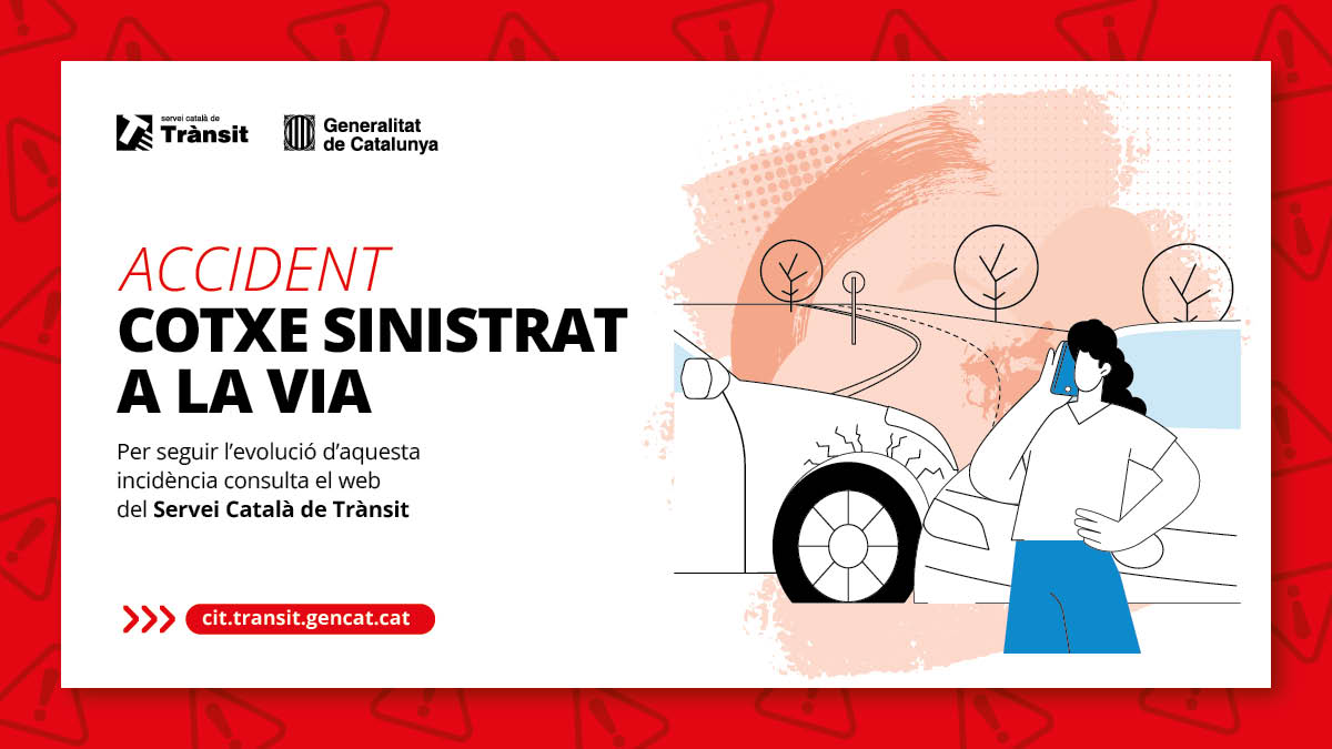 transit's tweet image. ⚫️ Tallada la C-51 a la Bisbal del Penedès per un #accident entre dos turismes. 

ℹ️ Es fan desviaments senyalitzats per la C-51z entre els punts quilomètrics 12 i 15,6.

#SCT