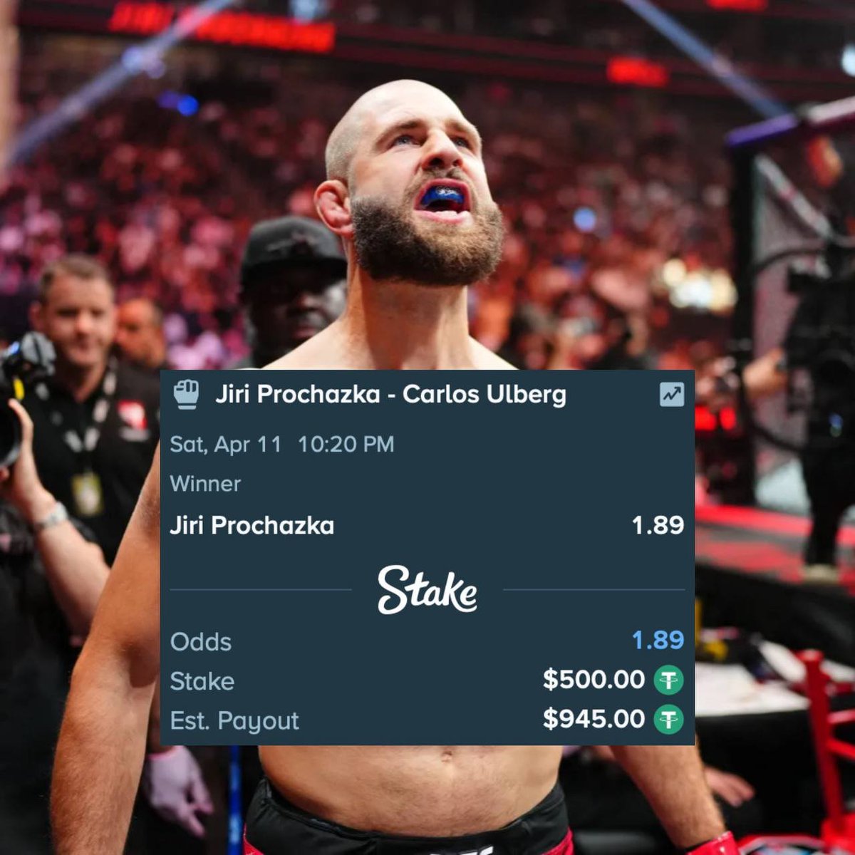 ClipInsanity's tweet image. Ulberg is not surviving 3 rounds with Jiri Prochazka 😤