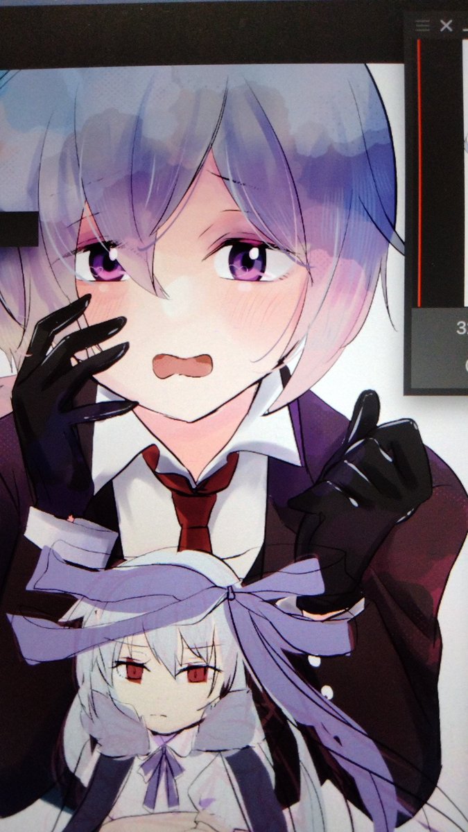 カラー塗り久しぶりなせいで今風の塗りとは？？？？🤔ってなってるwip