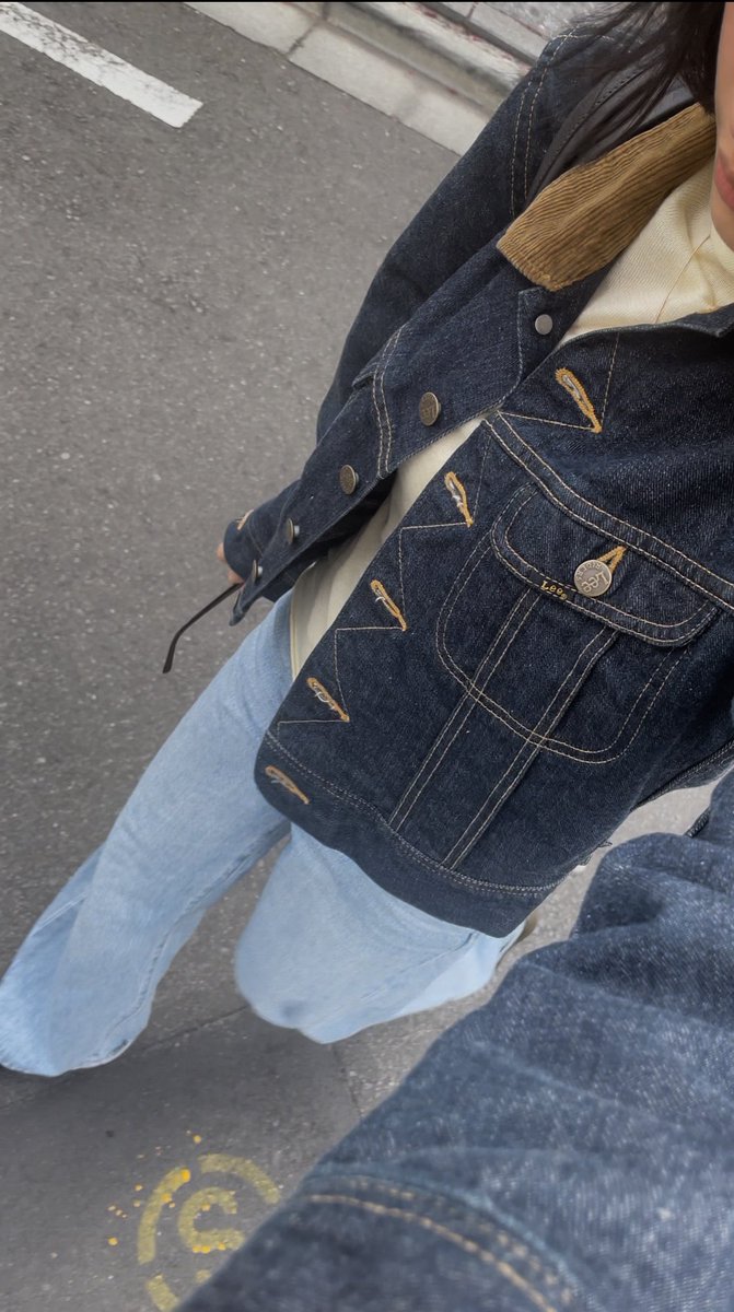 wye_on22's tweet image. ストームライダーコーデ

先日はLee のストームライダーを主役に。
Denim on Denim で最強の気分！
#Lee 
#denimjacket 
#vintage 
#ストームライダー 
#デニム
 #デニムコーデ
