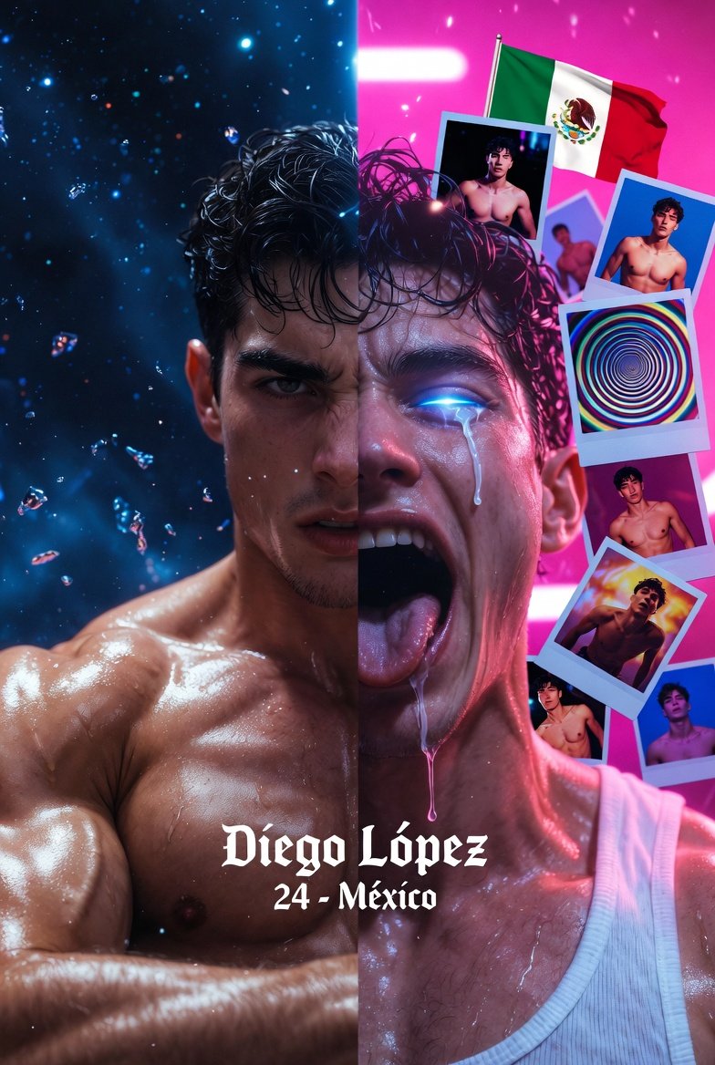 Batorwolfgoon's tweet photo. Diego López was the undisputed king of the gym in Guadalajara. At 24 years old, his tanned, sculpted body looked like it had been carved by the gods of fitness. But no one knew the secret he kept when he got home.
That night, after a brutal chest and arms session, Diego sat in front of the mirror wearing his sweat-soaked white tank top. He opened his phone and played the video a “friend” had sent him: a hypnotic spiral spinning to a deep, throbbing pulse.
At first he just smirked, arrogant.
But thirty seconds later, his eyes stopped blinking.
The spiral sucked him in. His mouth slowly fell open. A thick string of drool began dripping down his chin as his gaze became lost in that electric blue. His cock, still pumped from the workout, throbbed painfully inside his shorts.
“What the… fuck…” he muttered, but his voice already sounded distant and broken.
Diego tried to resist. He was an alpha male, a pure Mexican gym bro. But the spiral was stronger. His eyes rolled back, glowing bright blue, while he whispered over and over:
“Goon… goon… gooning for the spiral…”
Drool poured uncontrollably onto his massive chest. His right hand started rubbing his swollen cock over his shorts, slow and stupid, without permission from his mind. Every turn of the spiral dragged him deeper into that dumb, happy trance.
Diego López, the stud everyone admired at the gym, was now just a drooling gooner, lost in hypnosis, silently begging for the spiral to never stop.
