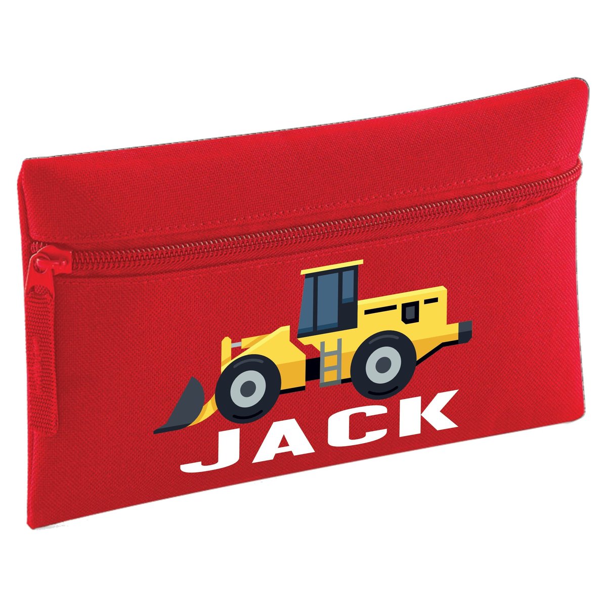 Clever_Gifts's tweet image. Personalised Digger, Pencil Case, Multiple Colours. Tractor Gift, Back to school. tuppu.net/4ff303a0  #BackToSchool