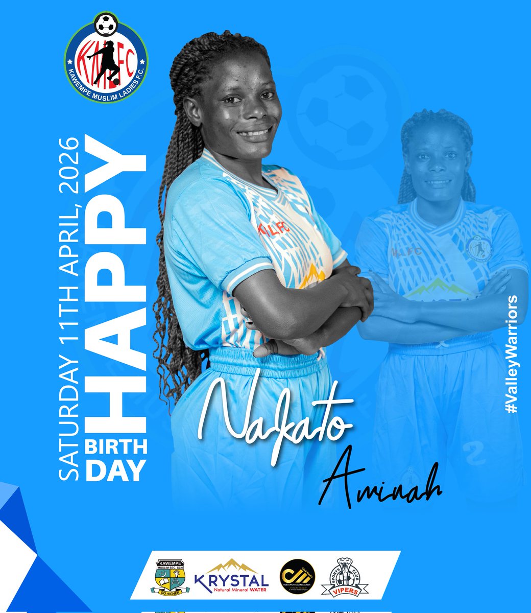 KawempeClub's tweet image. Another year older, another year stronger! Happy Birthday to our star warrior!🥳 @AminahNakato02 

#ValleyWarriors #HomeOfTalents