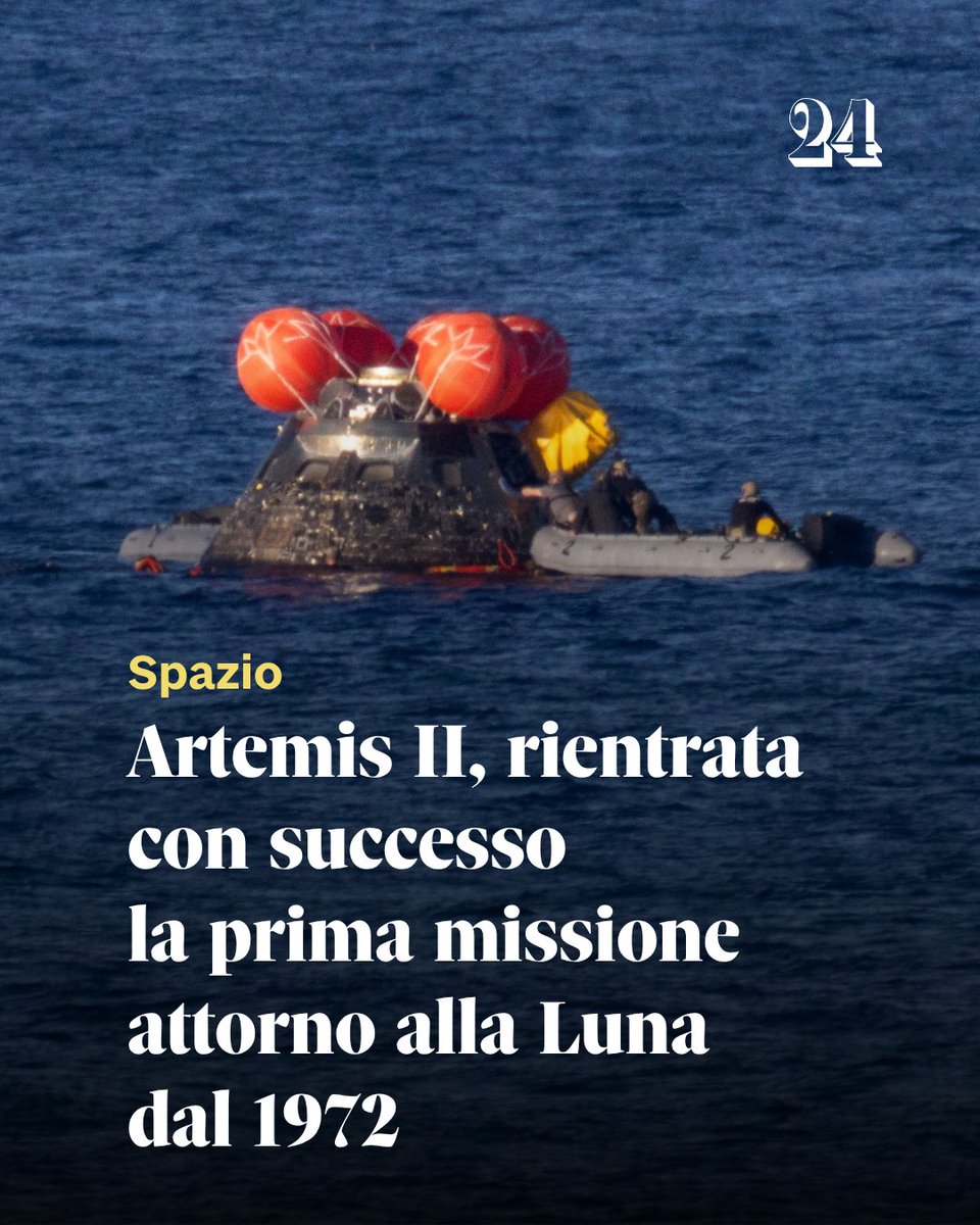 sole24ore's tweet image. 🔸 Per approfondire: ilsole24ore.com/art/artemis-ii…

#ArtemisII #spazio #Luna