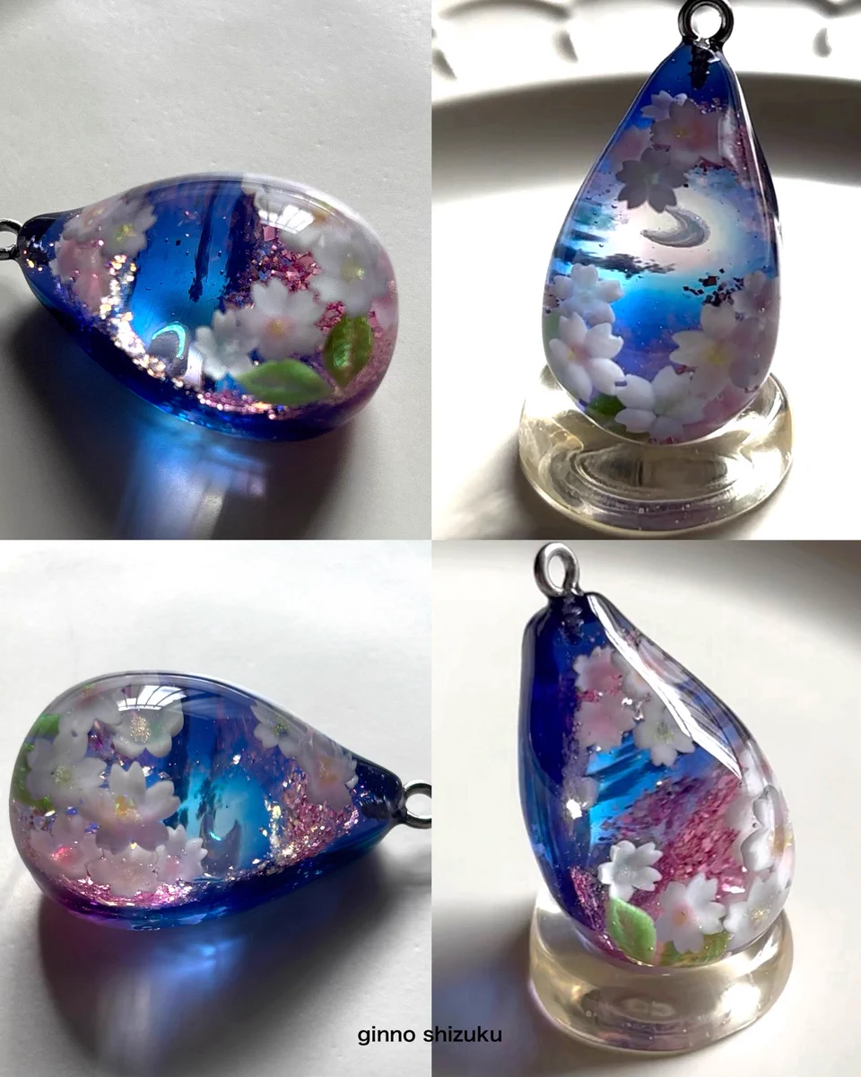 レジン　ハンドメイド　925 銀のしずく レジンハンドメイド on X: 
