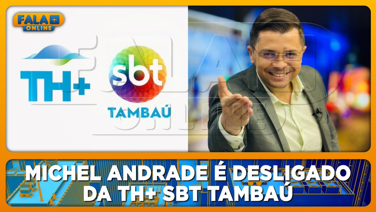 falamaisonline's tweet image. Michel Andrade é desligado da TH+ SBT Tambaú.
youtu.be/zxeOCyc8Ubo

#THMais #SBT #Televisão #FalaMaisOnline
