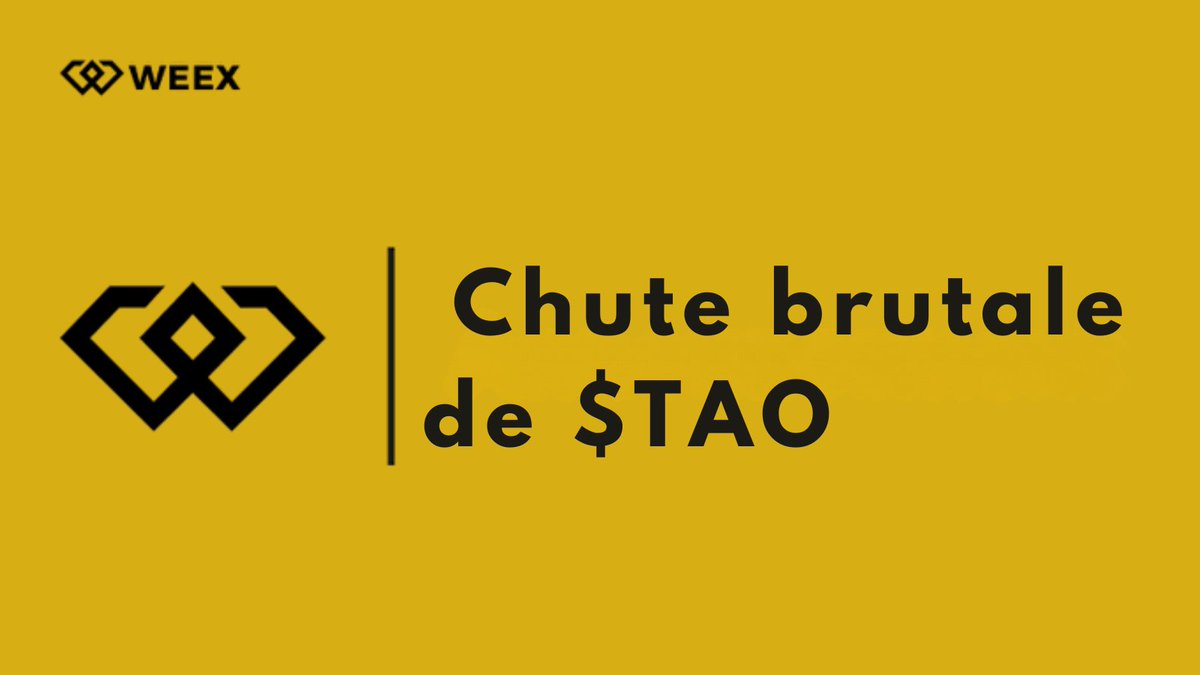 WEEX_French's tweet photo. 🚨 $TAO chute de -20%+ en quelques heures.

La raison ? Covenant AI, l'un des plus gros builders de Bittensor,  vient de claquer la porte.

Leur verdict : "decentralization theatre" 🎭
▸ Gouvernance contrôlée par une seule personne 
▸ Émissions suspendues sur leurs subnets ▸ Droits de modération retirés 
▸ Infra dépréciée de force ▸ Ventes massives de tokens en pleine crise

Covenant-72B, le plus grand entraînement LLM décentralisé de l'histoire... construit sur une base centralisée ?

Des centaines de millions de market cap évaporés. Et une vraie question qui reste :
Vraie centralisation ou simple drama interne ? 👇