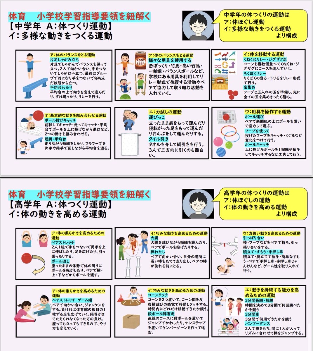 adi_classroom's tweet photo. 体育開きの体つくり運動に是非✨ https://t.co/SpwHUPem5n
