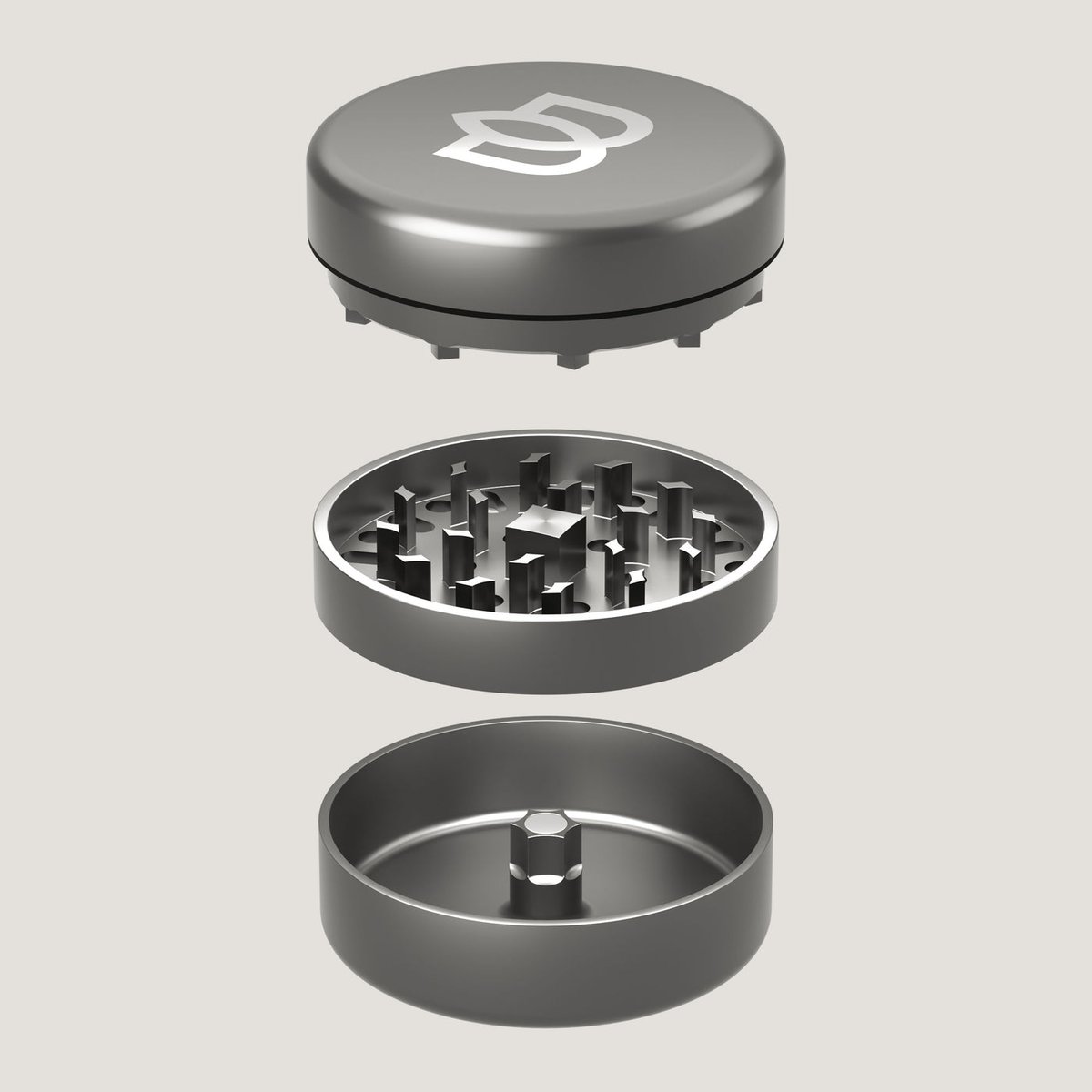 Th3Frak's tweet photo. @yoshinabbis This grinder is the best. I've tried both and many more. Santa Cruz it's annoying because of the threads, real steel is also not so much better. This is titan I only need to clean after 200+ uses it's still sharp after 500+ uses. Completely magnetic but solid magnets. Bloomint https://t.co/1eeH7ceWHr