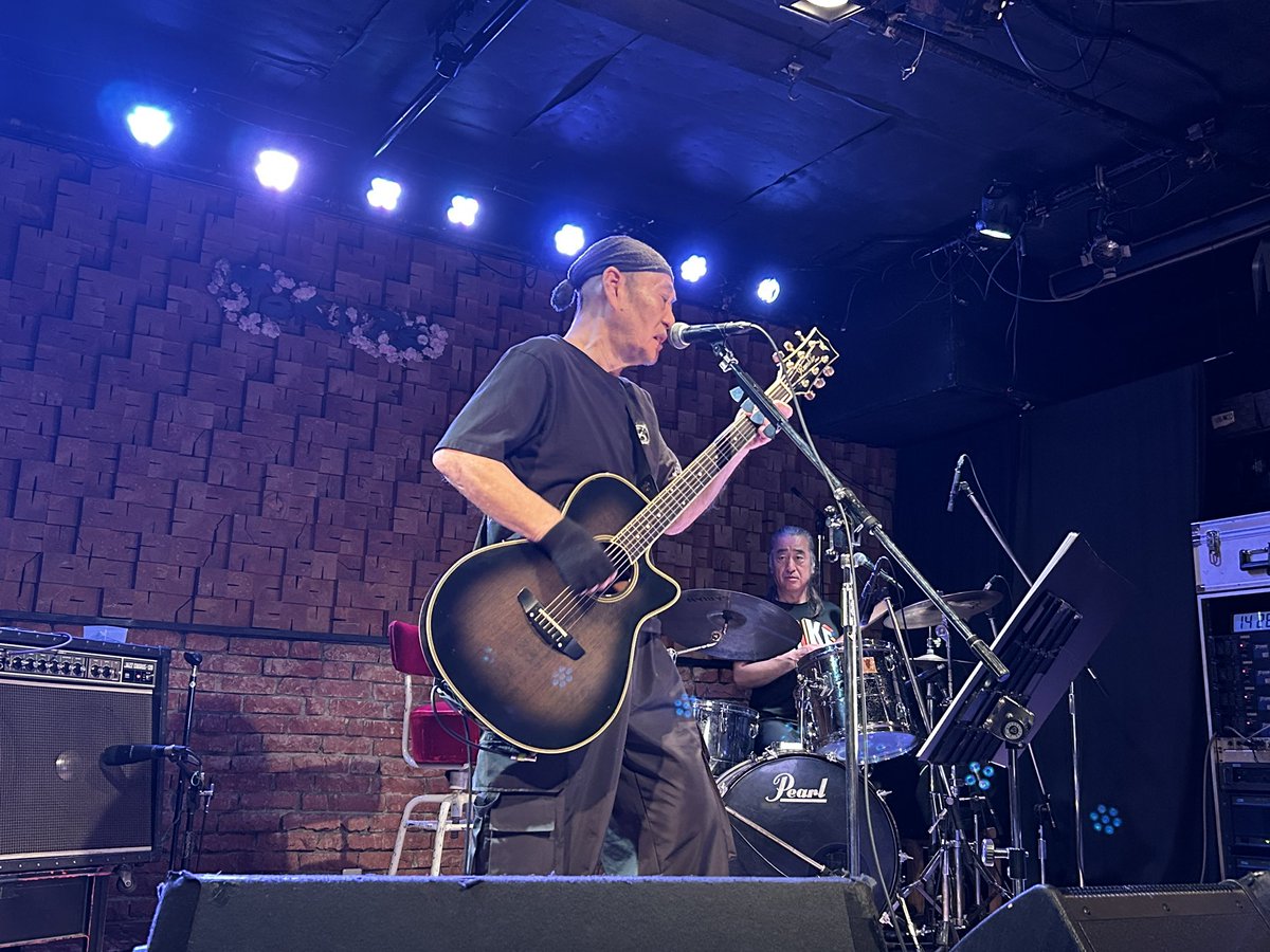 絶賛リハ中♪( ´θ｀)ノ
#泉谷しげる #板谷達也 #全力ライブ #名古屋 #TOKUZO