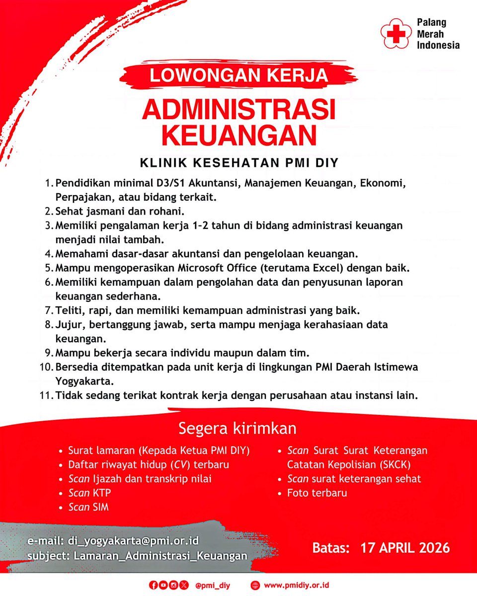 PMI D.I. Yogyakarta tweet media