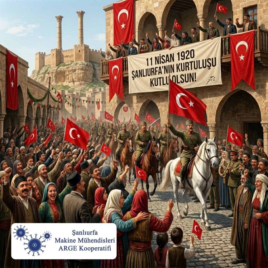 sanliurfammt's tweet photo. Şanlıurfa’nın düşman işgalinden kurtuluşunun 106. yıl dönümü kutlu olsun.

Urfalılar, Fransız işgaline karşı teslimiyeti reddederek büyük bir direniş ortaya koymuş, kendi imkânlarıyla örgütlenerek bağımsızlık mücadelesinde önemli bir destan yazmıştır. Halkın kararlılığı, birlik ve beraberliği sayesinde şehir, emperyalist güçlere karşı örnek bir mücadele sergilemiş ve özgürlüğünü kazanmıştır.

Bu onurlu direniş, sadece Şanlıurfa’nın değil, tüm milletimizin bağımsızlık ruhunun en güçlü simgelerinden biri olarak tarihteki yerini almıştır. Başta bu mücadelede yer alan kahramanlarımız olmak üzere tüm şehit ve gazilerimizi rahmet, minnet ve saygıyla anıyoruz.

#şanlıurfa
@urfaikk
@sanliurfamimod
@siverekmimod
@ImoUrfa
@siverekimo
@MMOtmmob
@mmodiyarbakir
@spo_urfa 
@hkmo_sanliurfa 
@emosanliurfa
@icmourfa
