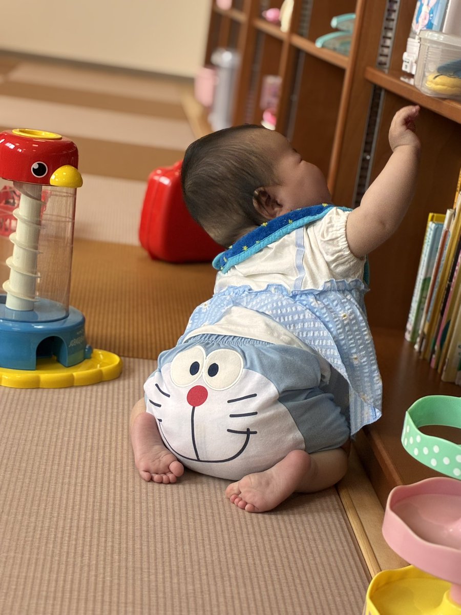 何度やってもドラえもんにピント合ってしまった。後ろ姿だからまあいいか