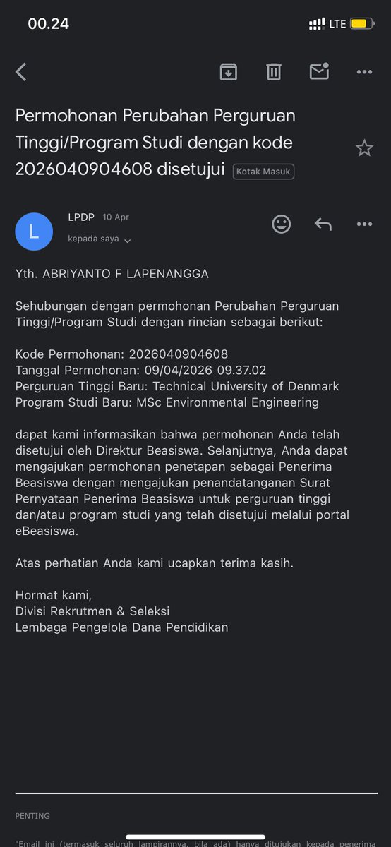 Abriyanto_F's tweet photo. Bae suh, hbis dpat tolak jerman, skrng diterima denmark., 2hari sa langsung disetujui perubahan kampus 🙌 https://t.co/dqTBylFd8H
