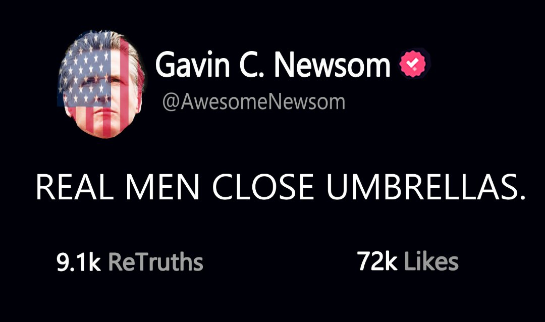 Governor Newsom Press Office (parody) tweet media