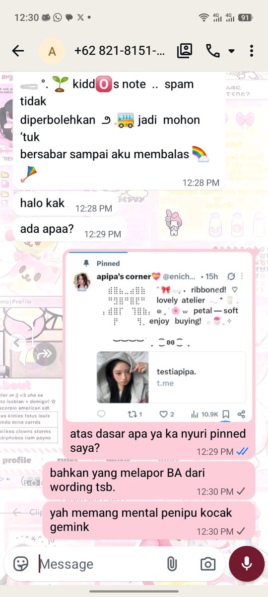 Mirae. fsr on wa, @ after dm 🌟 tweet media