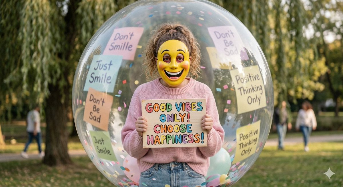 I_Mpower's tweet photo. Toxic Positivity Is Not Healing or Helpful  #mentalhealth 

https://t.co/aw45qNu9Ms https://t.co/uKGb50Rn9B