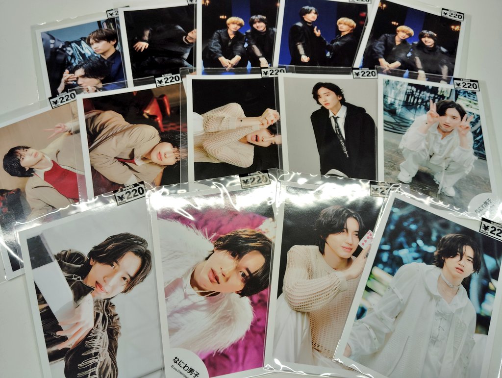 入荷情報】 #なにわ男子 #道枝駿佑 さんの2025年ブロマイドが入荷致し