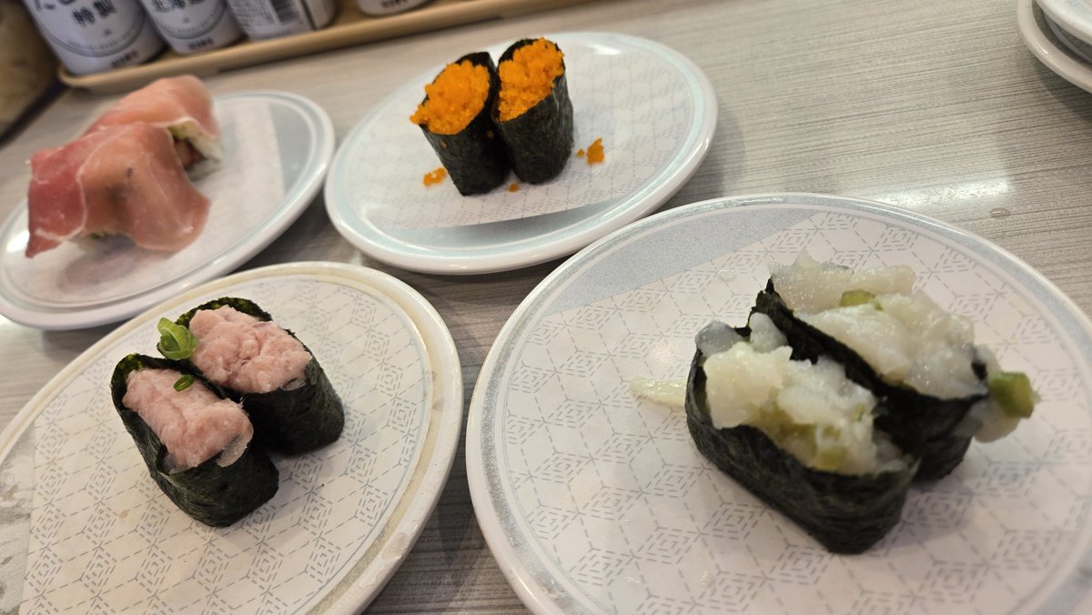 もう最近はポイ活。
メニューにしめ鯖がなかった。
＃はま寿司
＃Vポイント