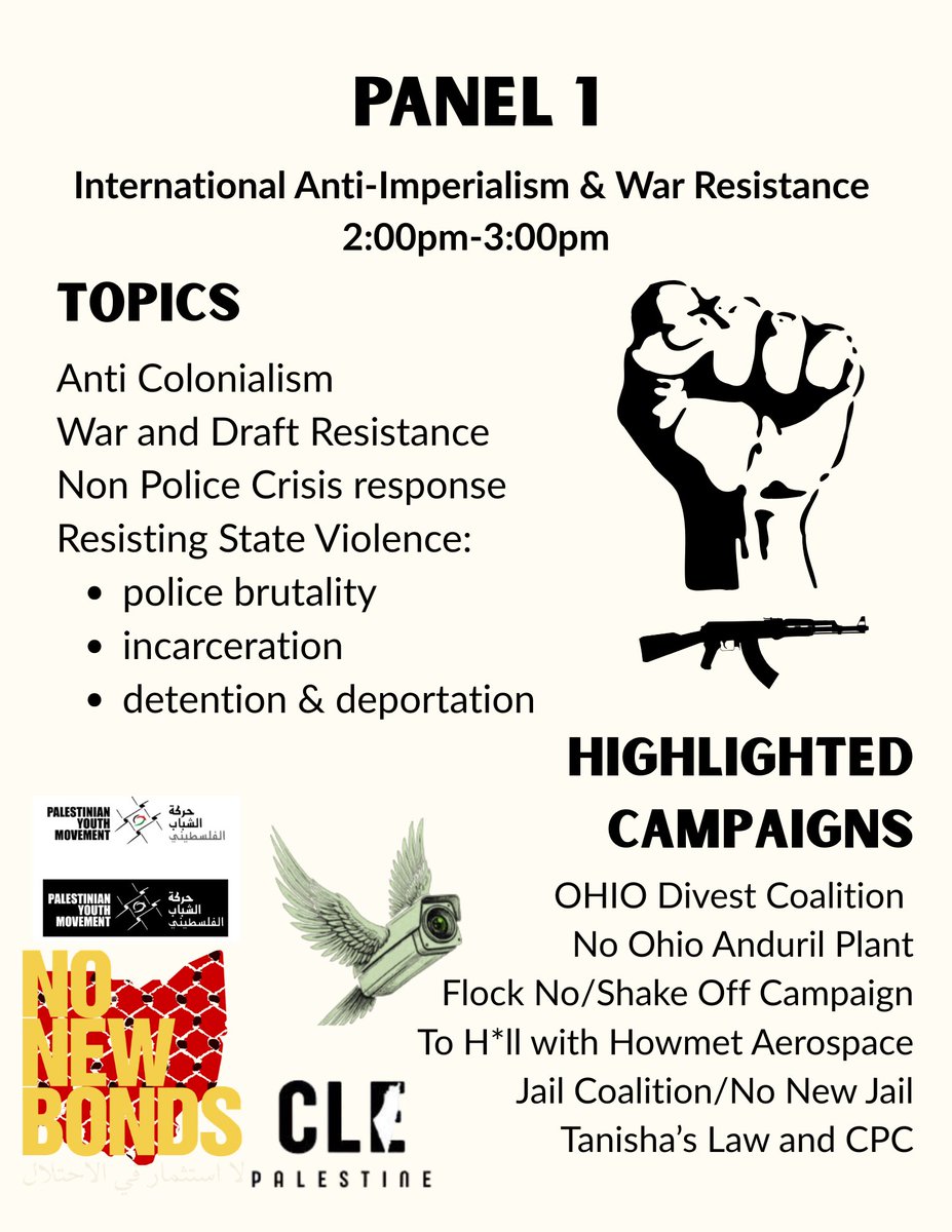 IRTFCleveland's tweet photo. + Campaign tables with @clvhts4immigrantrights, Flock NO/Shake Off Flock, @boricualibrecollective @clemediationcenter
+ Voter registration @novaohio
+ Art sales for indigenous women's coops in Central America and the @cleveland.Palestine water project for Ashraf in Gaza https://t.co/2tX8AWRuda