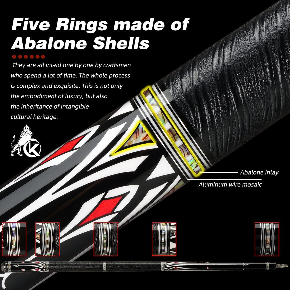 konllen_Lion's tweet image. Konllen AS-2F. Five abalone rings. Hand-inlaid. One cue. Intangible cultural heritage meets pro-level performance. For players who refuse to compromise. 🎱 #Konllen #Billiards
👉amazon.com/dp/B0BJZJG63S?…