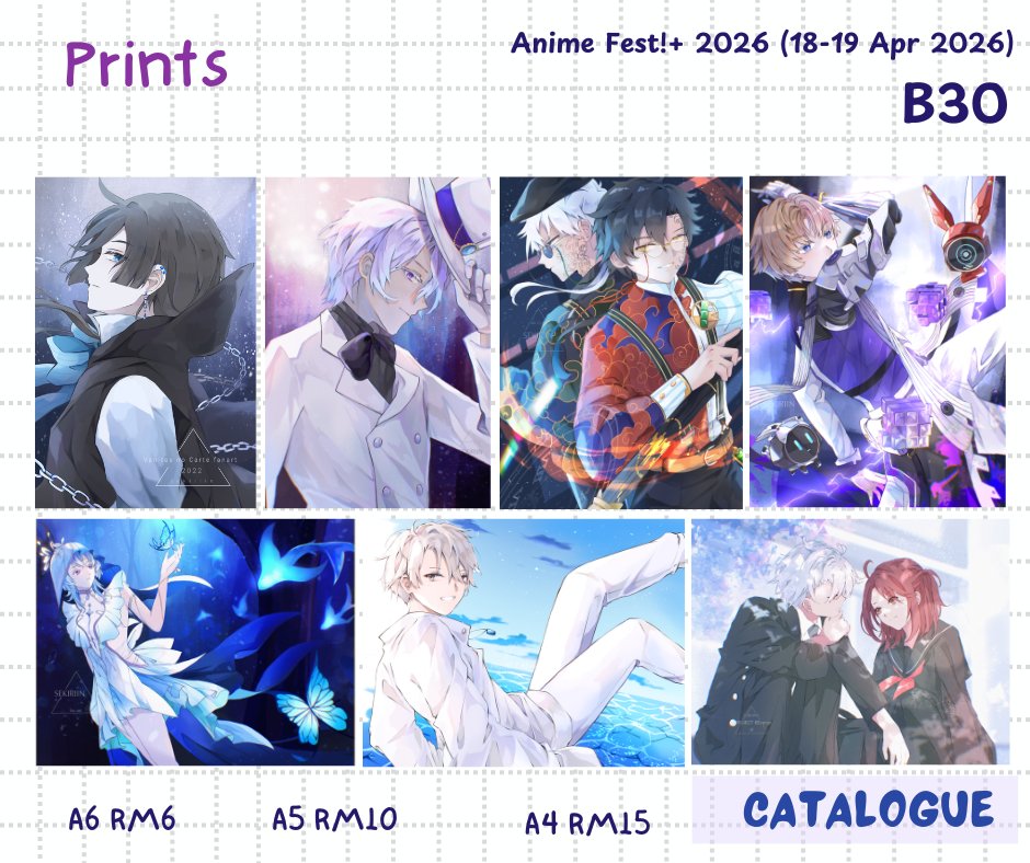 セキ l Xii l Anime Fest! + B30 tweet media