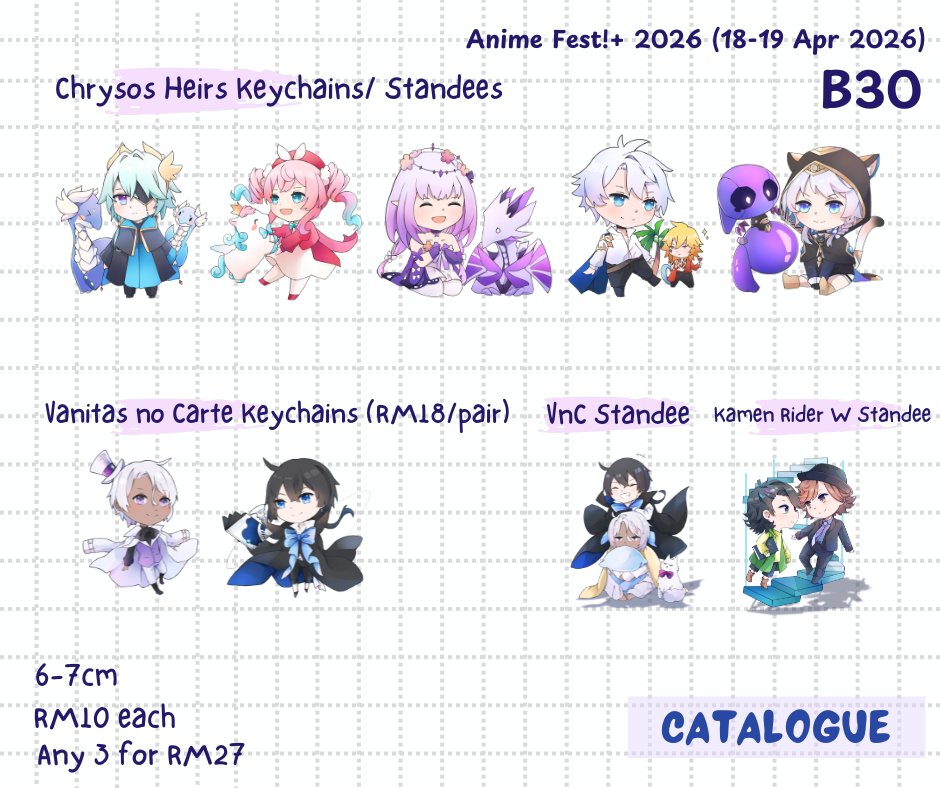 セキ l Xii l Anime Fest! + B30 tweet media