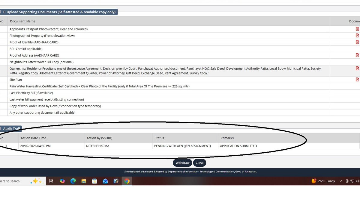 आवेदन नहीं बढ़ रहे आगे 2 माह से जयादा समय -केसा  कार्य मिलीभगत से  कई के हो रहे कनेशंन आम जनता भटक रही दफ्तरों में नहीं मिलता  जवाब ऑनलाइन का मतलब क्या फिर ? KALWAR ROAD JHOTWARA KARDHANI AREA WARD44,43 विधायक महोदय ध्यान दो -<a href="/Ra_THORe/">Col Rajyavardhan Rathore</a> <a href="/BhajanlalBjp/">Bhajanlal Sharma</a> <a href="/RajasthanPhed/">PHED Rajasthan</a> <a href="/ExpressUnnati/">Unnati Express</a>