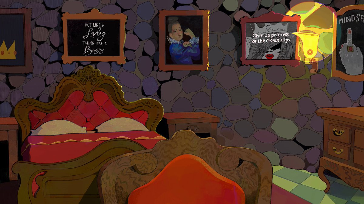 ciraleth's tweet photo. Worked on the bgs for EP1 of Mirrah Mirrah by @amyehewett out now on Adult Swim Shorts! https://t.co/wGAxIXodk4