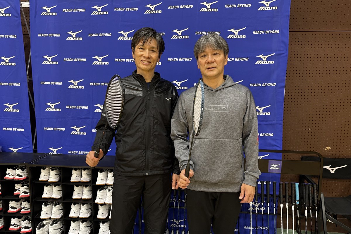 ミズノバドミントン tweet media