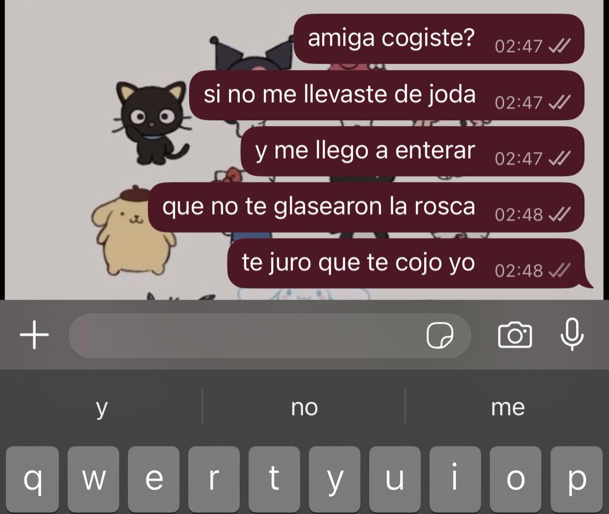 así no era creo