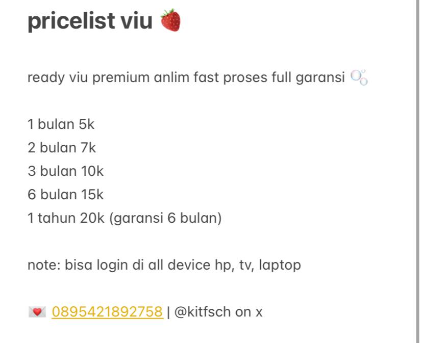 klimise - acc promosi tweet media
