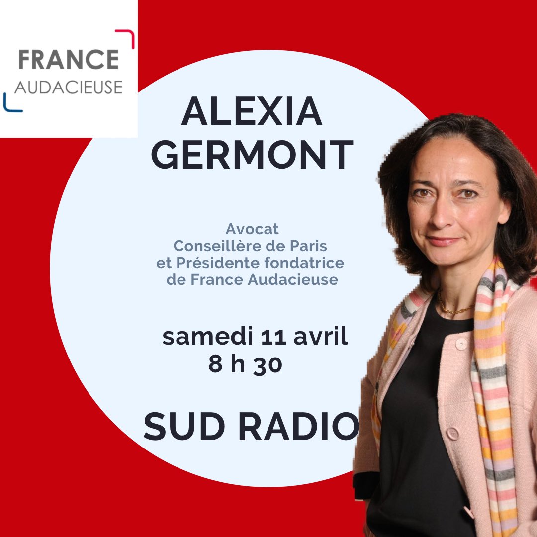 AudacieuseF's tweet photo. ⁦@AlexiaGermont⁩ sera en débat ce samedi matin sur ⁦@SudRadio⁩ - thème :  l’ #innovation en France alors que les #entreprises baissent leurs dépense de R&amp;D de 24 % https://t.co/L0MahkS6Ik
