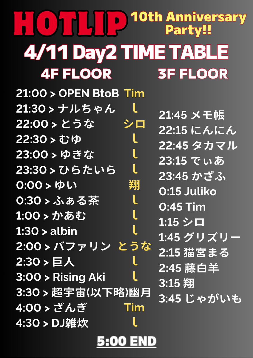心斎橋HOTLIP(ホットリップ) tweet media