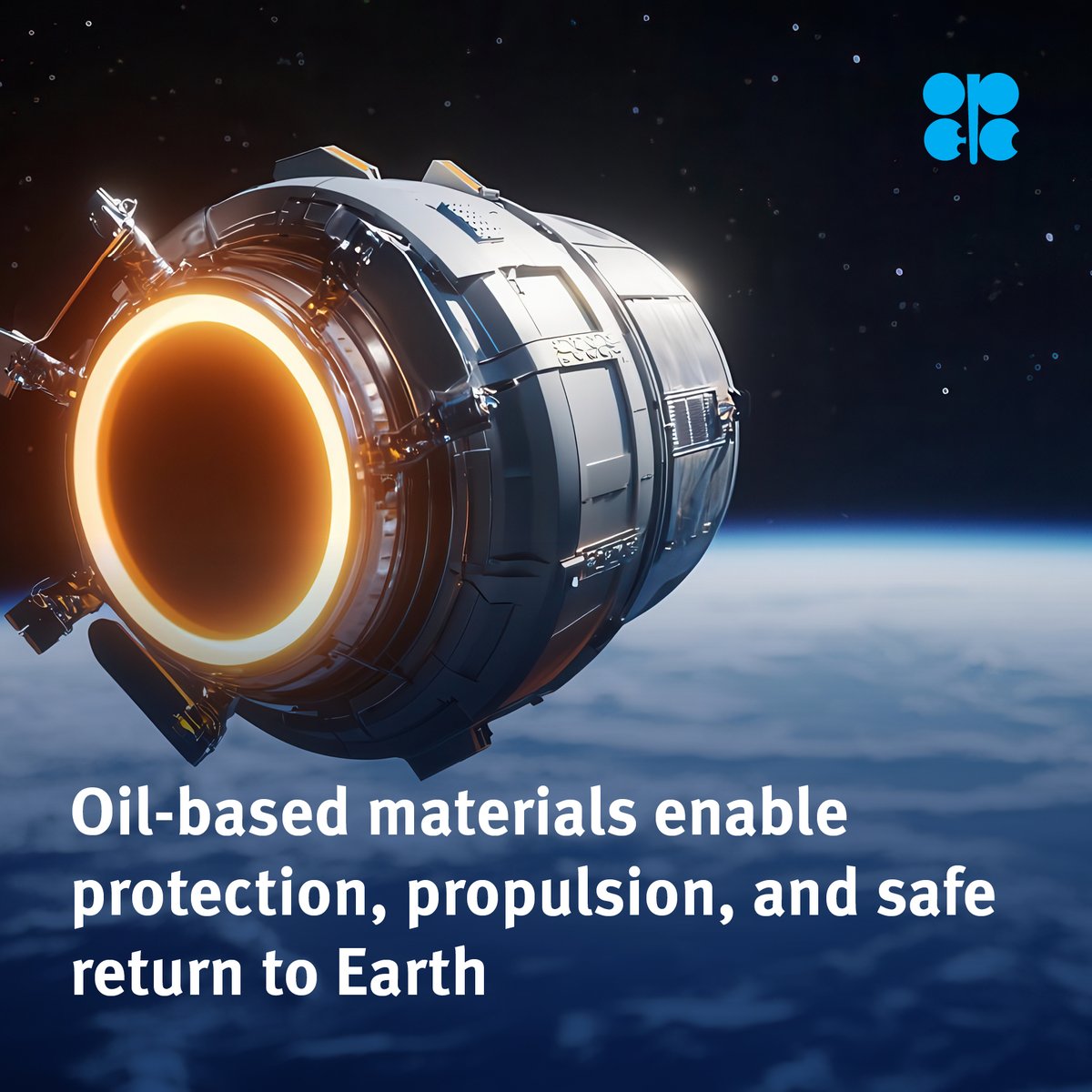 OPECSecretariat's tweet image. Spaceflight is one of humanity’s greatest achievements and it is powered by the materials that enable us to go further, safer, and smarter.  From fuel to fabric, petroleum products make space exploration possible. #OilChangedEverything #SpaceExploration #EnergyInnovation