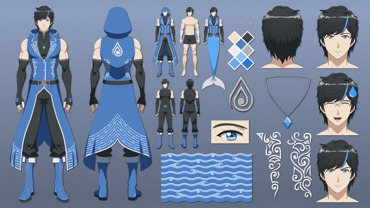 rush_a0807's tweet photo. Character Sheet, Splash Art (ft Marina Tirtayasa), &amp; Lore https://t.co/xg8zbzhSrv
