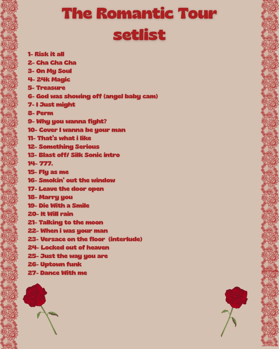 Bruno Mars Nordeste 🌹 tweet media