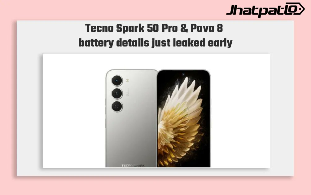 jhatpatlo's tweet photo. That moment when your phone dies at 20%… yeah, we all hate it 😅

Tecno Spark 50 Pro and Pova 8 battery capacities just leaked and they might fix that problem for good.

Would you trust these numbers?
 https://t.co/ZHwuUQj0V3

#Spark50Pro  #TechLeaks #BatteryUpgrade #jhatpatLo https://t.co/nGgvyebmn3