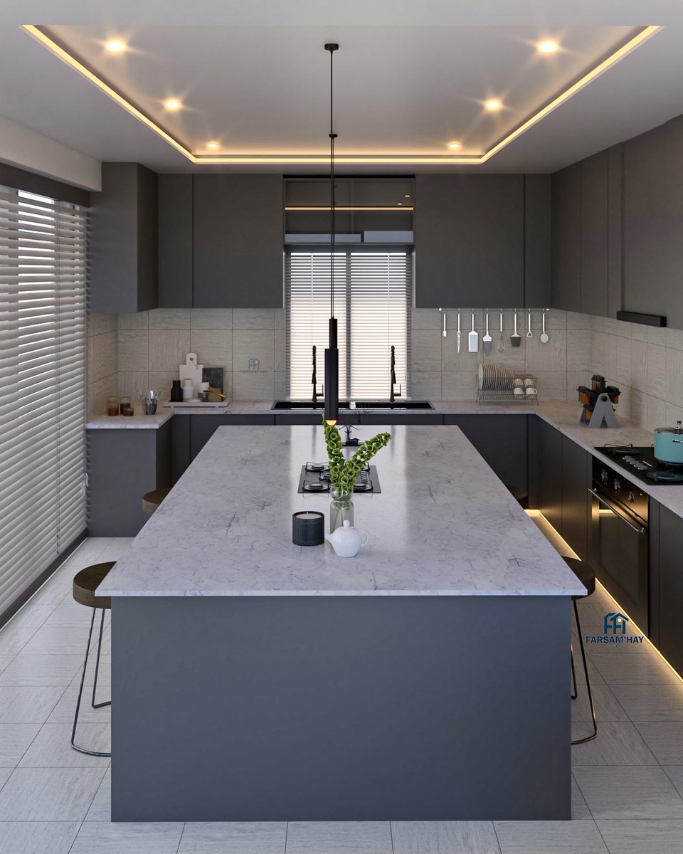 farinuayobami2's tweet photo. Kitchen Interior Space Design 

Design/viz:Farsam’Hay Studio’s https://t.co/9cROIbOaVp