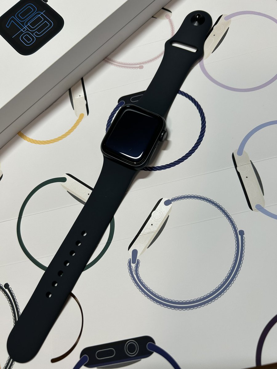 ban9org's tweet photo. Apple Watch SE3購入！
健康管理がんばろう😆 https://t.co/bVbYVLX5MF