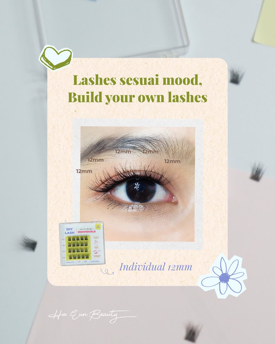 Ha_Eun_Beauty's tweet photo. Bulu mata bisa di DIY? ๐
Individual lashes ha eun beauty punya 4 ukuran yang bisa kamu custom urutannya sesuai gaya kamu ๐
Eye look-nya lebih natural & on point โจ
#haeunbeauty #individualashes #bulumata #bulumatasatuan #eyelashes https://t.co/hkVFDxmwXp