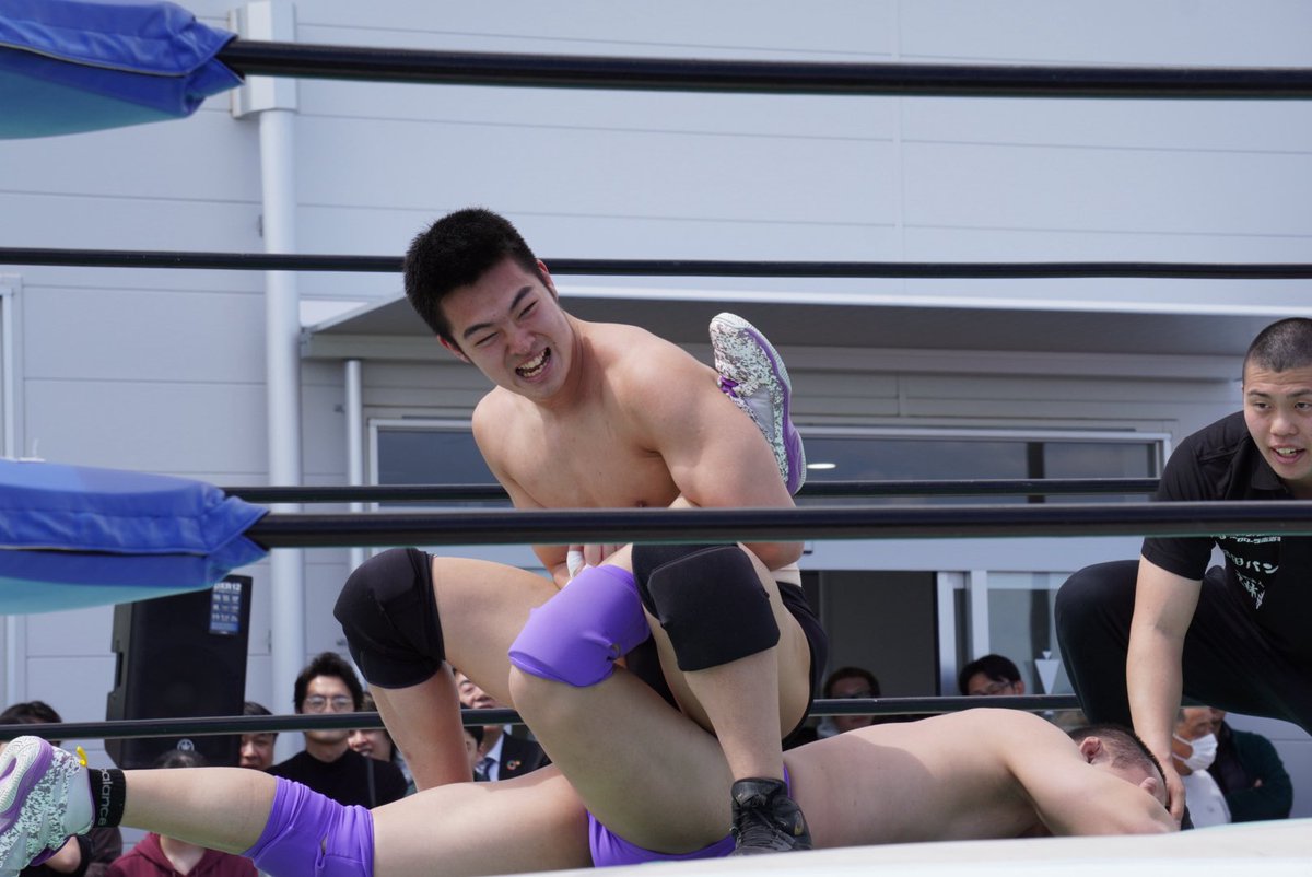 2026.4.11 みちのく 東松島
佐藤維選手🆚熊谷空風選手
1試合目から見応えありまくり！！近くに維選手のガチオタちびっ子がいて可愛かった