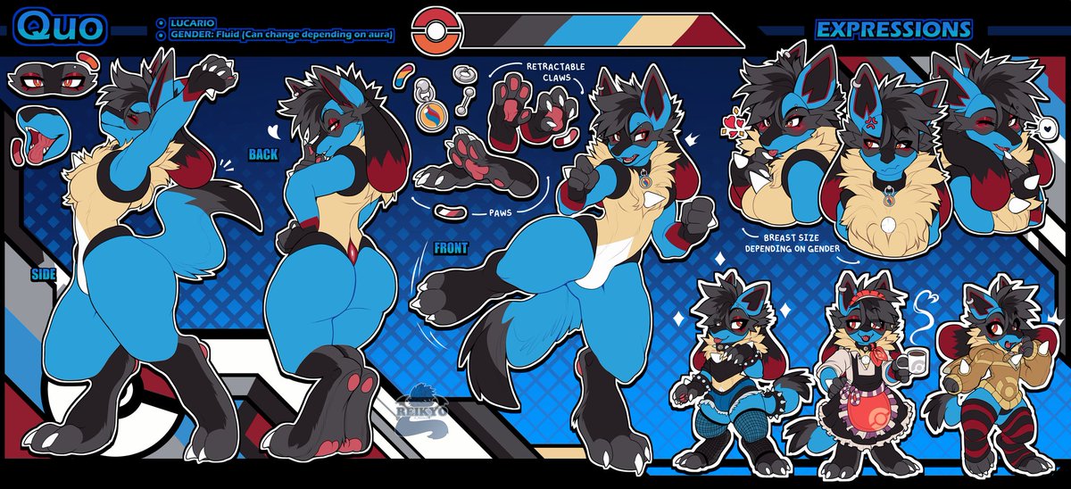 EntkoCrocoDino's tweet photo. @Lucario_Suki Heyooo, thanks for the opportunity, I hope luck is on this cario's side :3 https://t.co/0gGUxbCcZA
