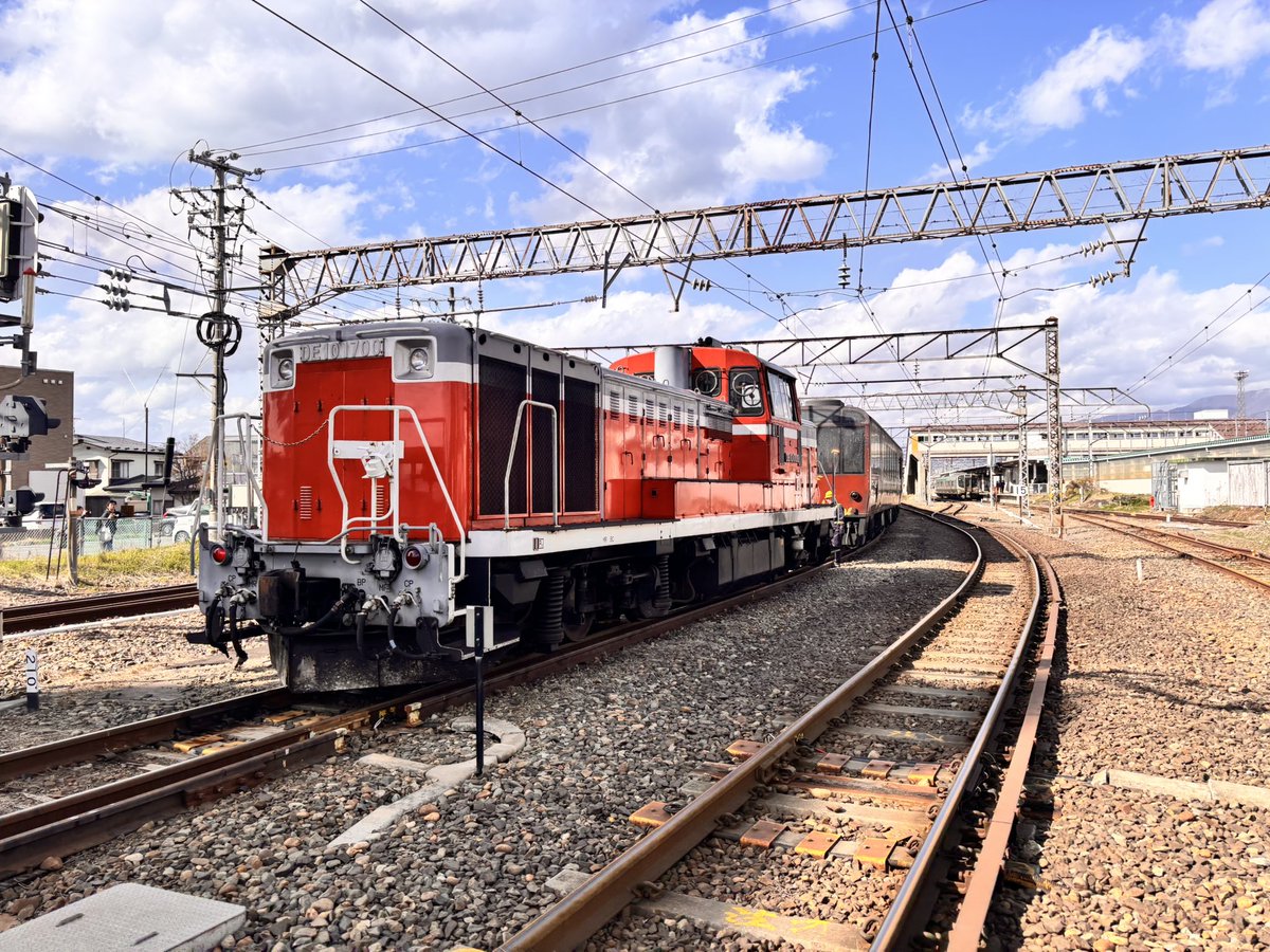 快速SLばんえつ物語号は終点、会津若松駅に到着。今日の12系客車の旅は