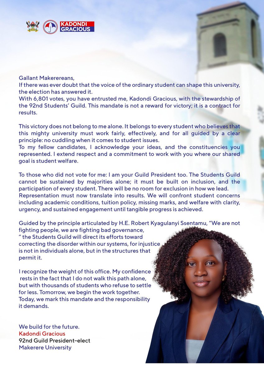 kadondigracious's tweet image. Good morning, Gallant intellectuals.
For i am more than grateful for this milestone, and we shall move together, #Studentsfirst #NoCuddles