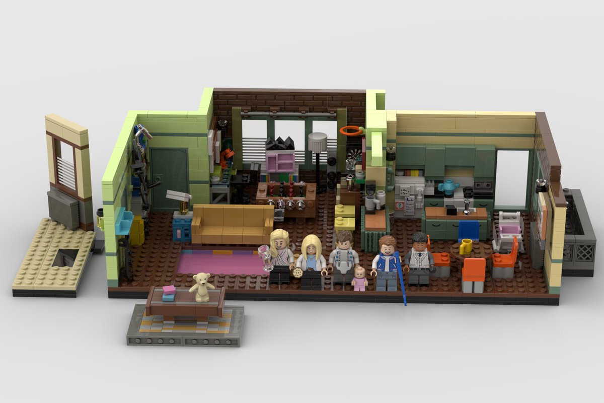 sunflowerstulip's tweet photo. i've submitted my lego build of the #babydaddytv apartment as a #legoidea, you can check it out here: https://t.co/dQEfcCtqsR https://t.co/FDrkhpKa1r