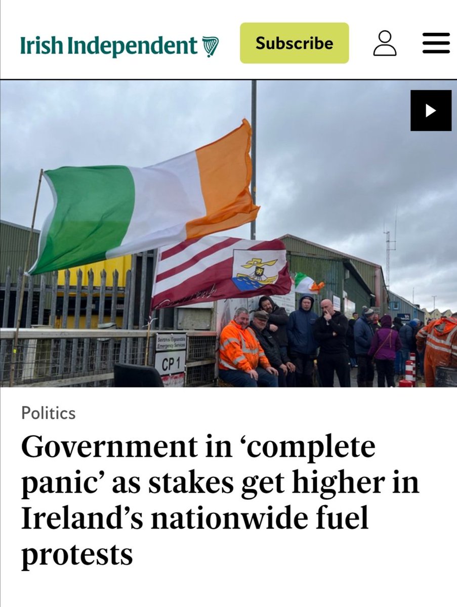 noshiteplease's tweet image. #FuelPrices #Protest 

Who'd have thought a wk ago we'd be witnessing this,it's Delicious. Every worker should down tools or walk out,Every Carer,Pensioner,Disabled person should make their way 2  Leinster House next week

Water Cannons now deployed by @fiannafailparty @FineGael