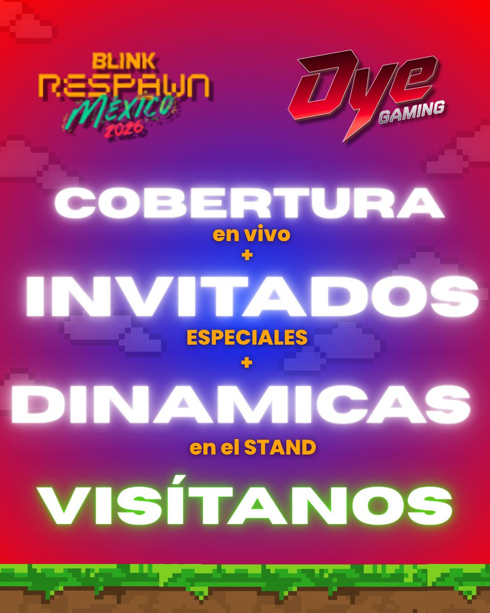 oyegaming897's tweet photo. Mañana estaremos en el @BlinkRespawn MX, ¡con regalitos, invitados y más!

Además será nuestro primer programa EN VIVO. Los esperamos con unas grandes locutoras.

🎙️@ValtymorTA 
🎙️@cortexdesiree 

También tendremos stream en @kickespanol ✅💚 https://t.co/bin2pjf7MH